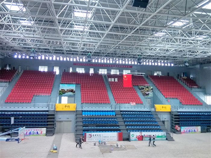 尚志电厂体育馆网架加工