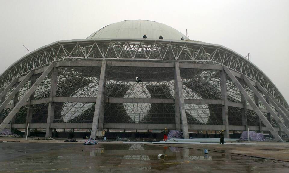 尚志温泉馆网架工程